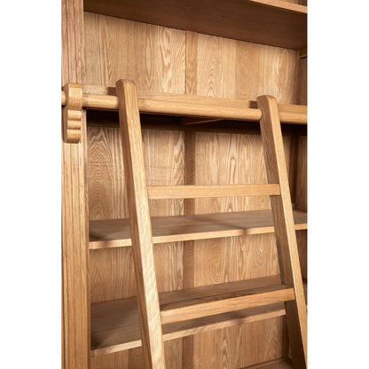 Lyon 2 Section Bookcase With Ladder