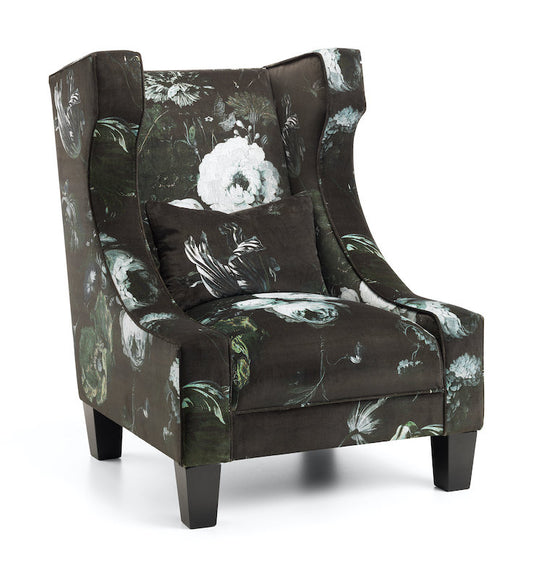 Midas Floral Patterned Upholstered Armchair