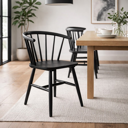 Modena Curved Back Dining Chair (Set of 2)