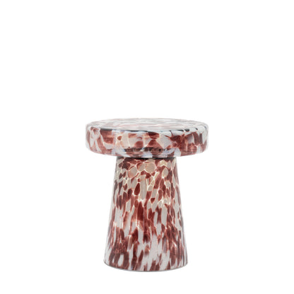 Mosaic Bloom Side Table Leopard