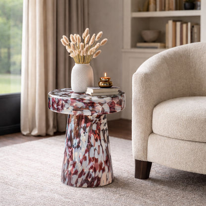 Mosaic Bloom Side Table