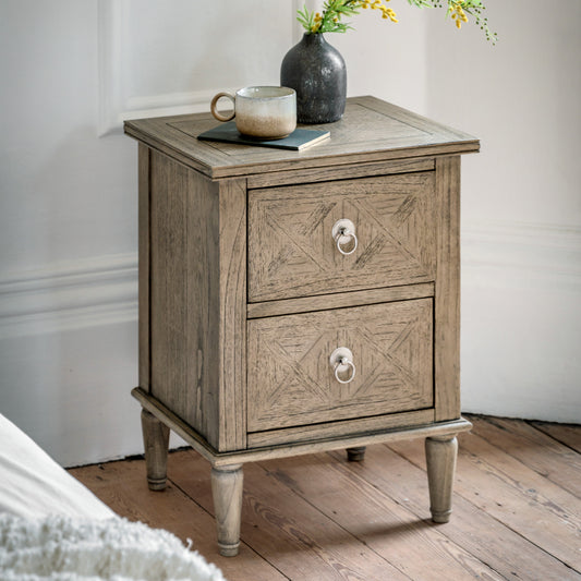 Mustique Weathered Bedside Table