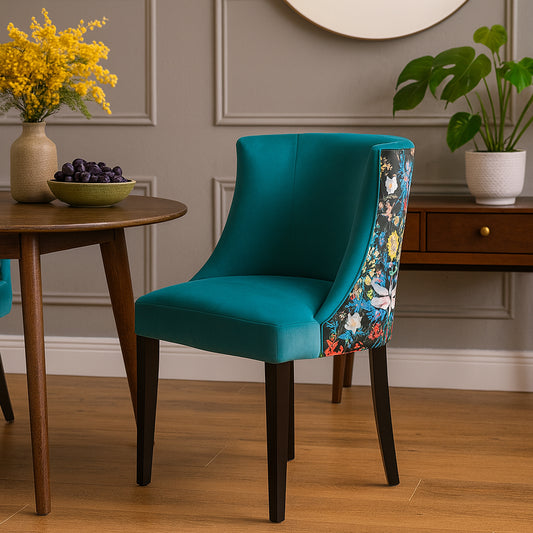Nasa Style Curved Back Dining Chair