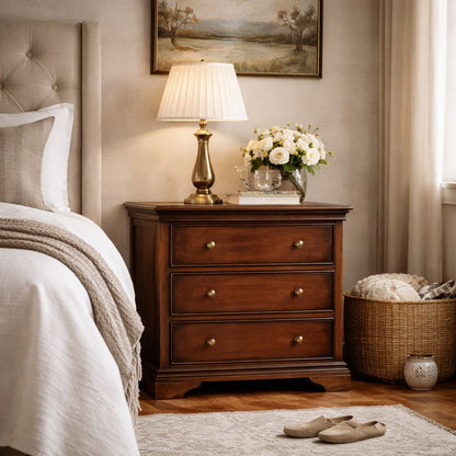 Normandie French Sleigh 4 Drawer Chest