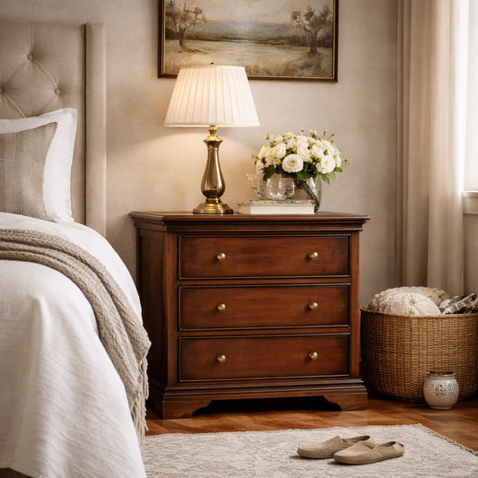 Normandie French Sleigh 4 Drawer Chest