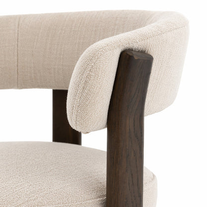 Onda Contemporary Dining Chair Natural