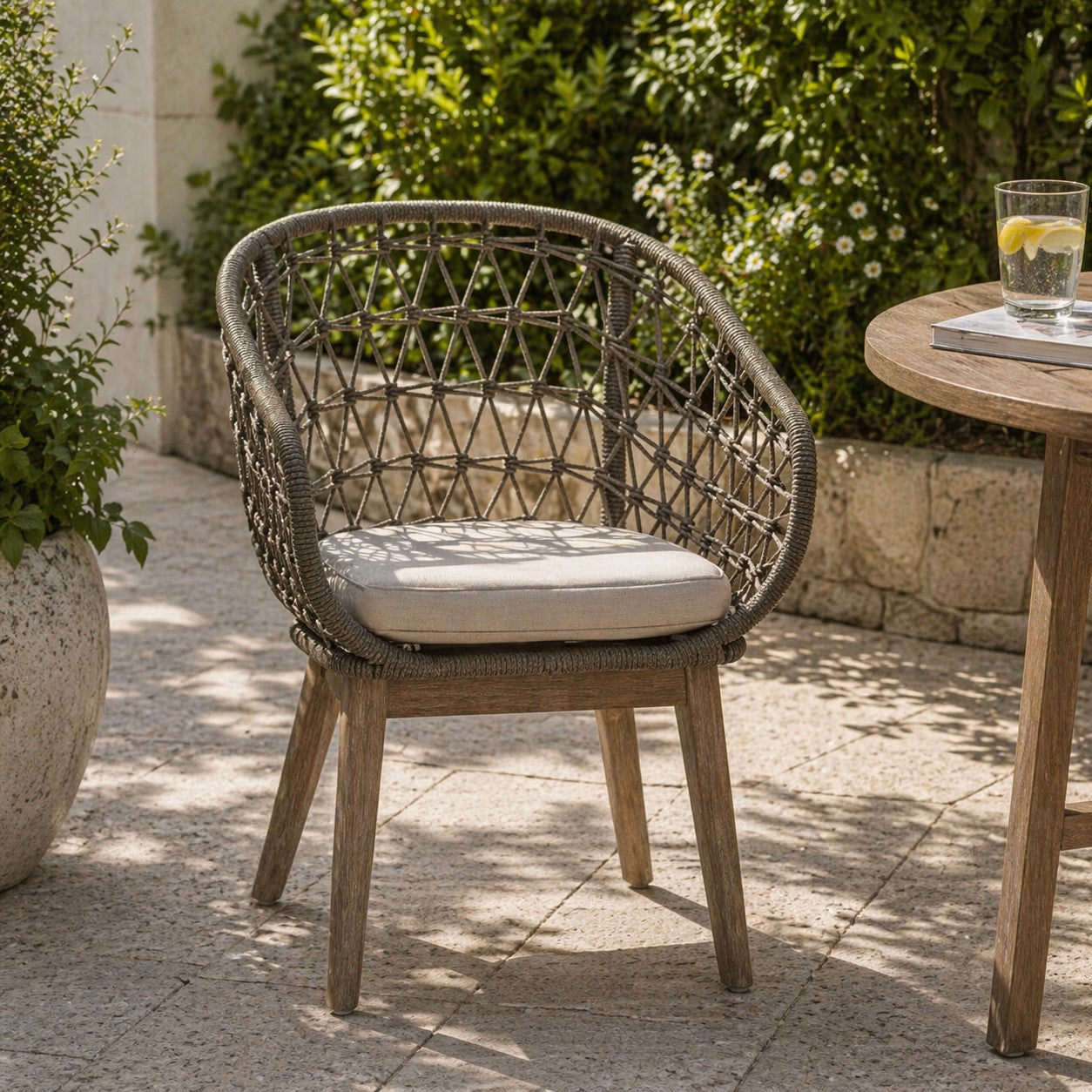Opus Grey Woven Rope Chair