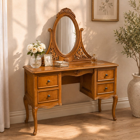 Paris Louis French dressing desk with mirror