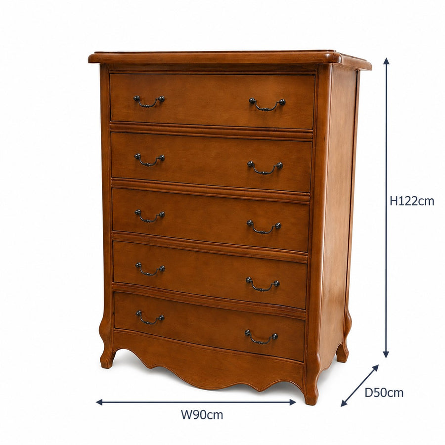 Paris Louis French tall chest dimensions