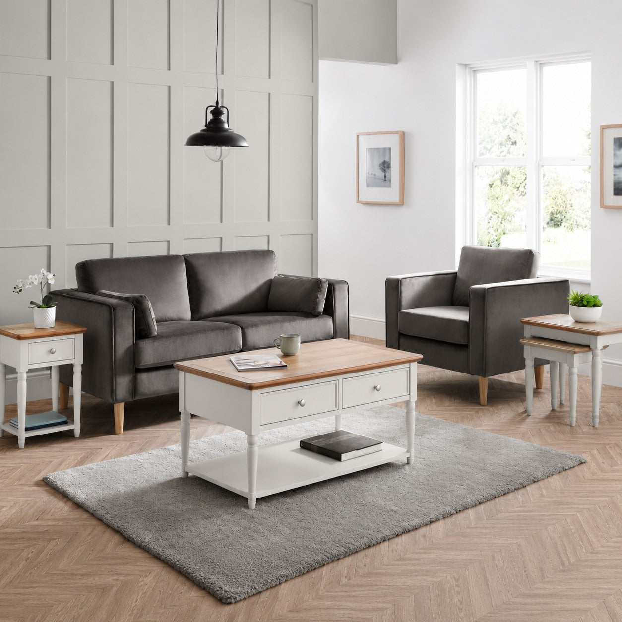 Provence 2 Drawer Coffee Table