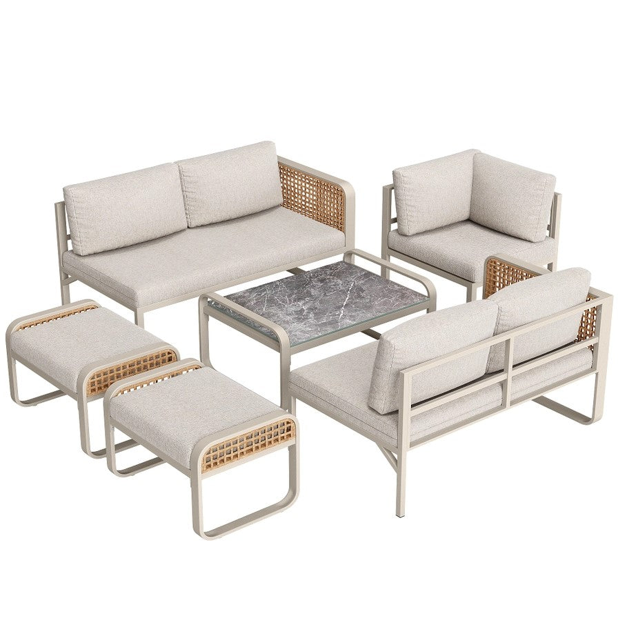 Rattan Garden Furniture Set – 7 Seater