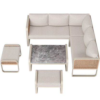 Rattan Garden Furniture Set – 7 Seater