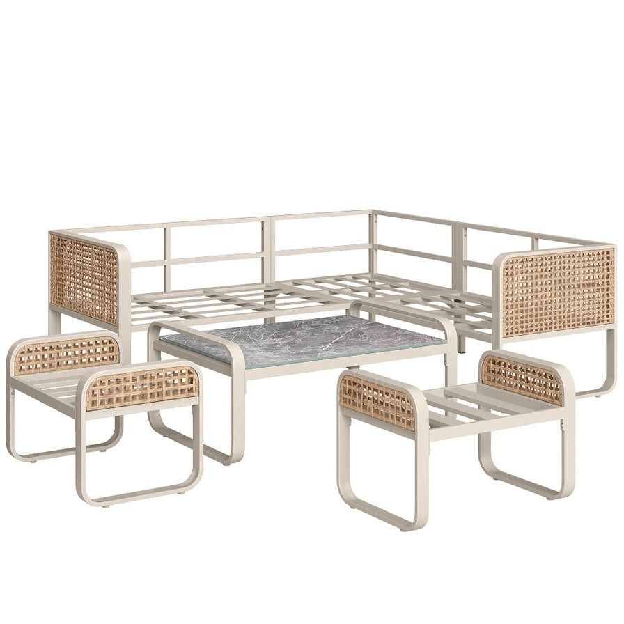 Rattan Garden Furniture Set – 7 Seater