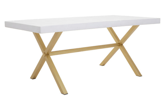 Sadras White Wash Mango Wood Dining Table
