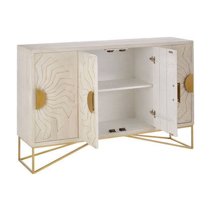 Sadras White Wash Mango Wood Sideboard