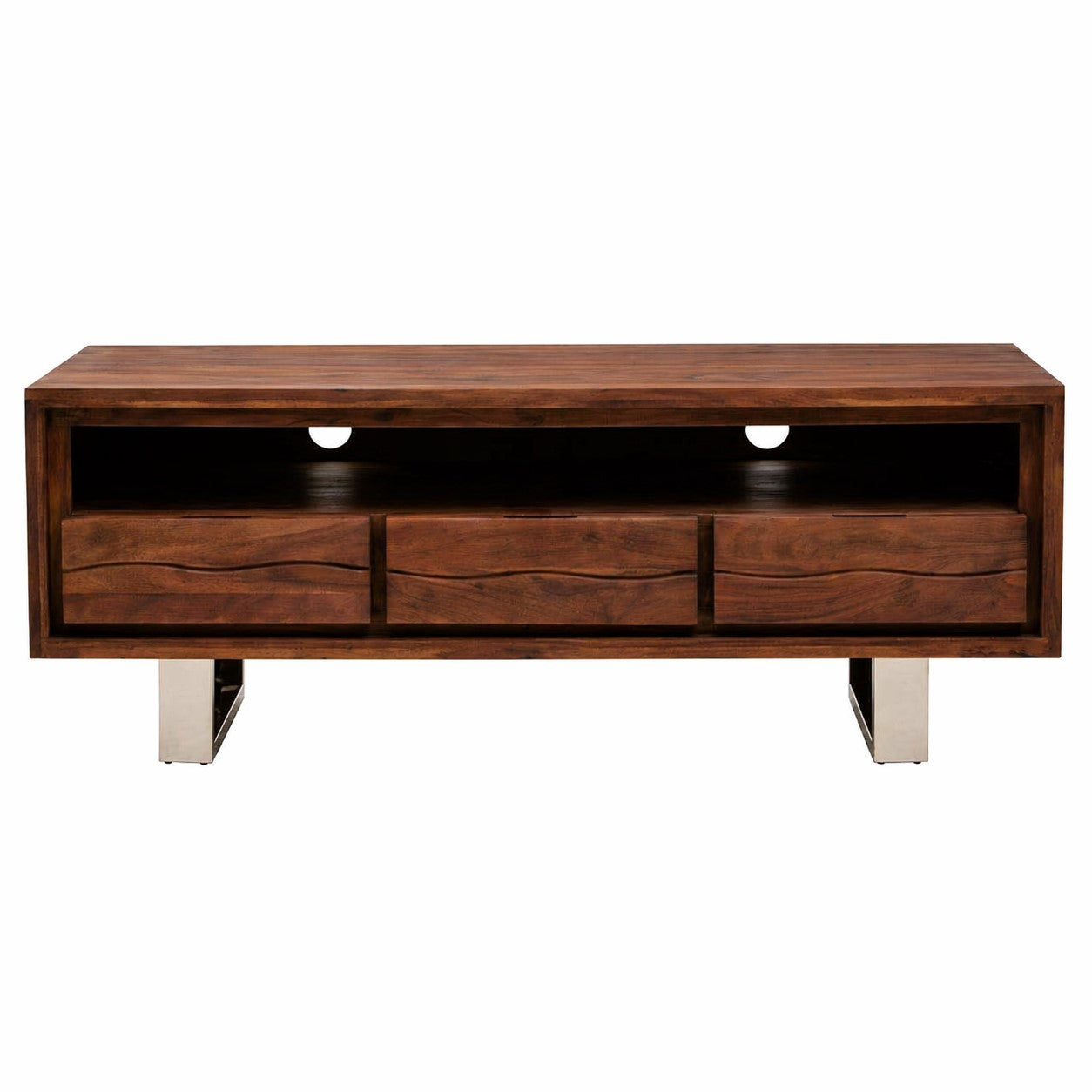 Simla Acacia Wood Media Unit