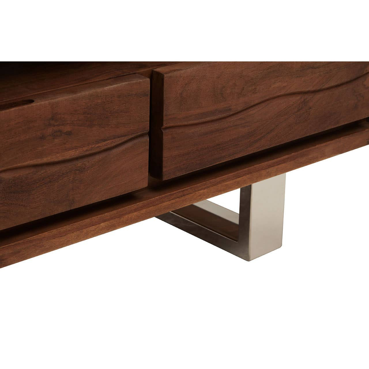 Simla Acacia Wood Media Unit