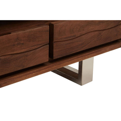 Simla Acacia Wood Media Unit