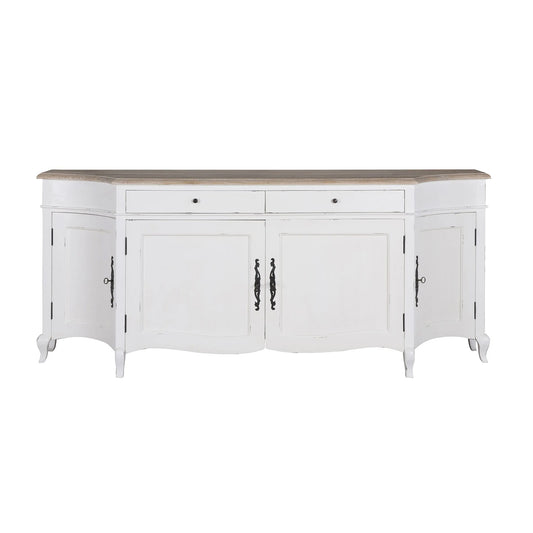 Sofia French Curved Sideboard with 4 Doors