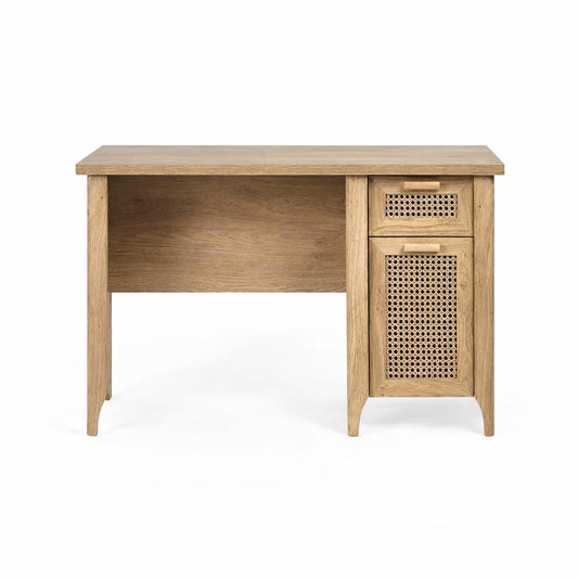 Sydney Desk - Rattan Effect