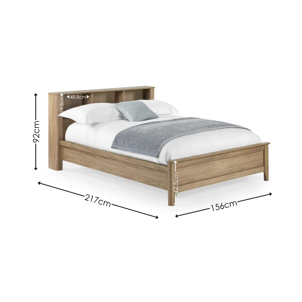 Sydney Bed -Rattan Effect 