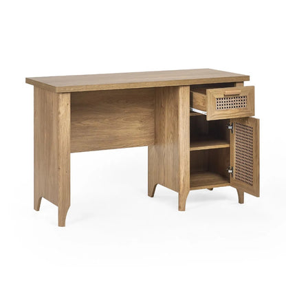 Sydney Desk - Rattan Effect