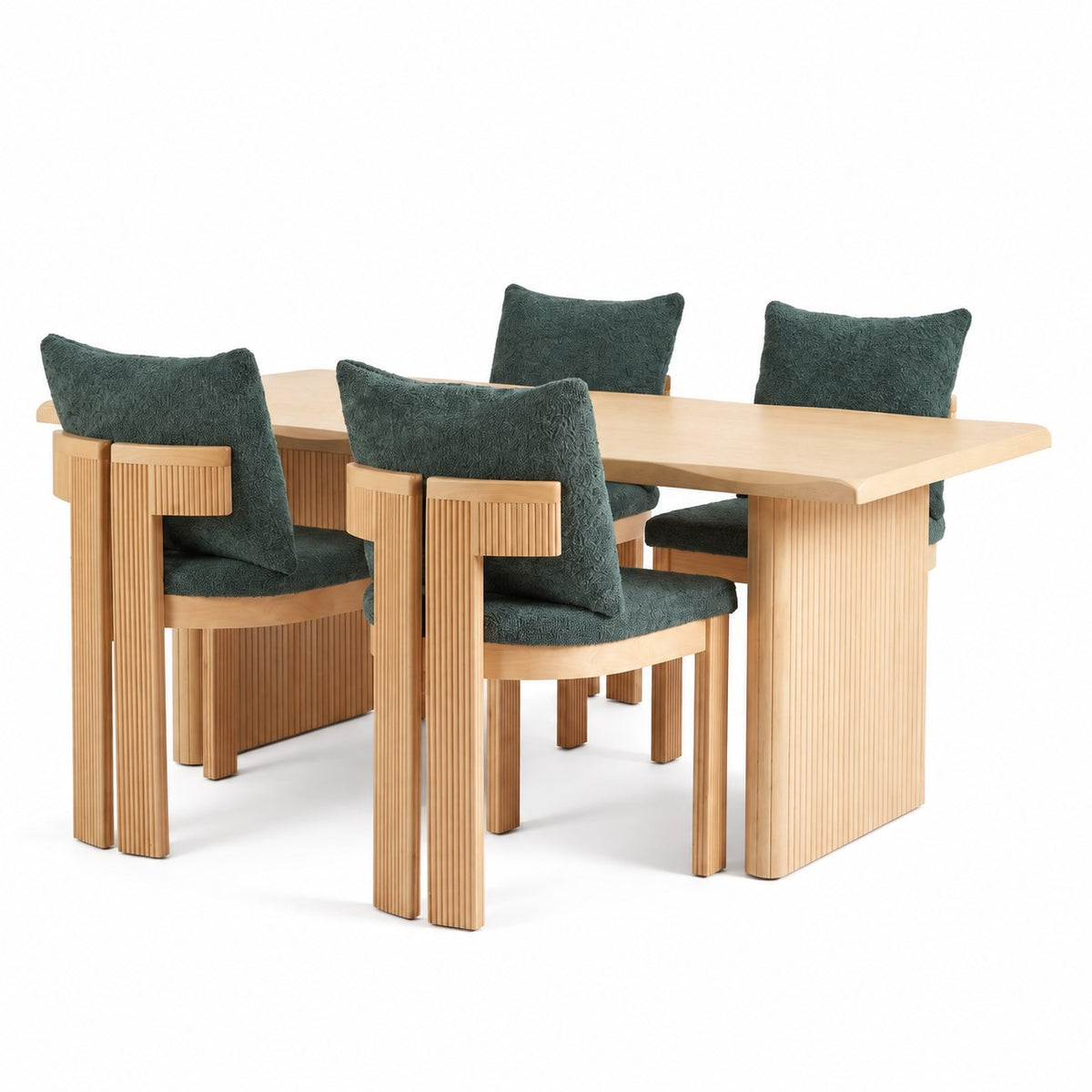 Sylvana Fluted Dining Set