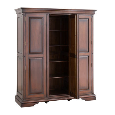 Normandie French Sleigh Triple Wardrobe