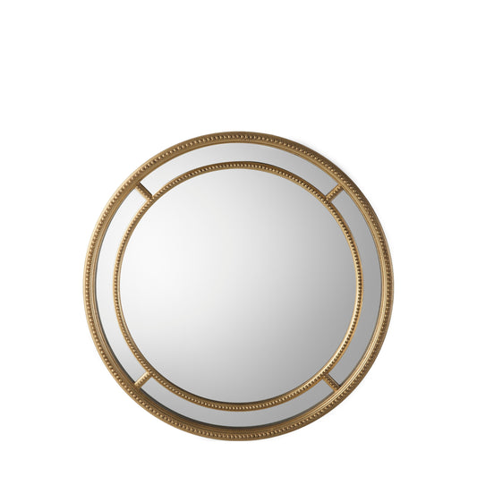 Sinatra Round Gold Mirror