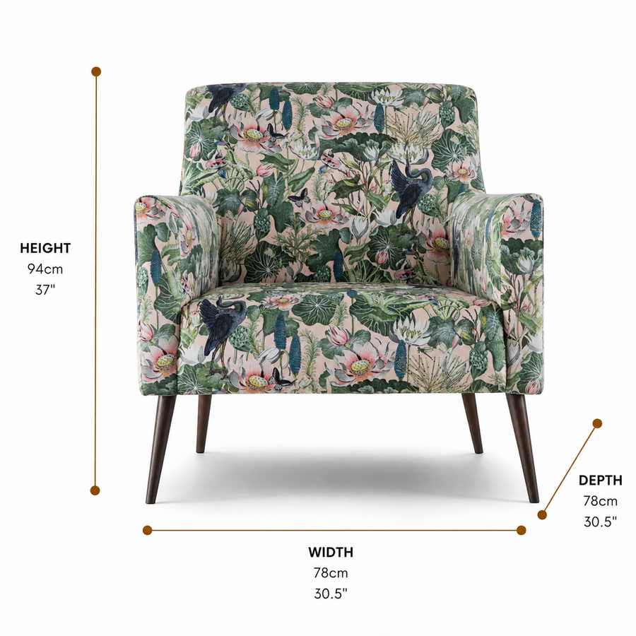 Waterlily Large Armchair dimensions
