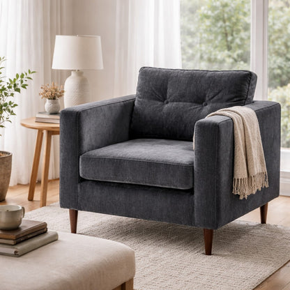 Whitwell Charcoal Armchair