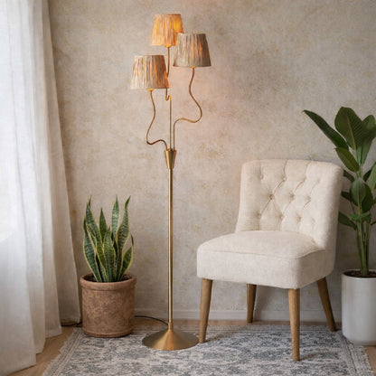 Wriggle Shaped 3 Arm Floor Lamp