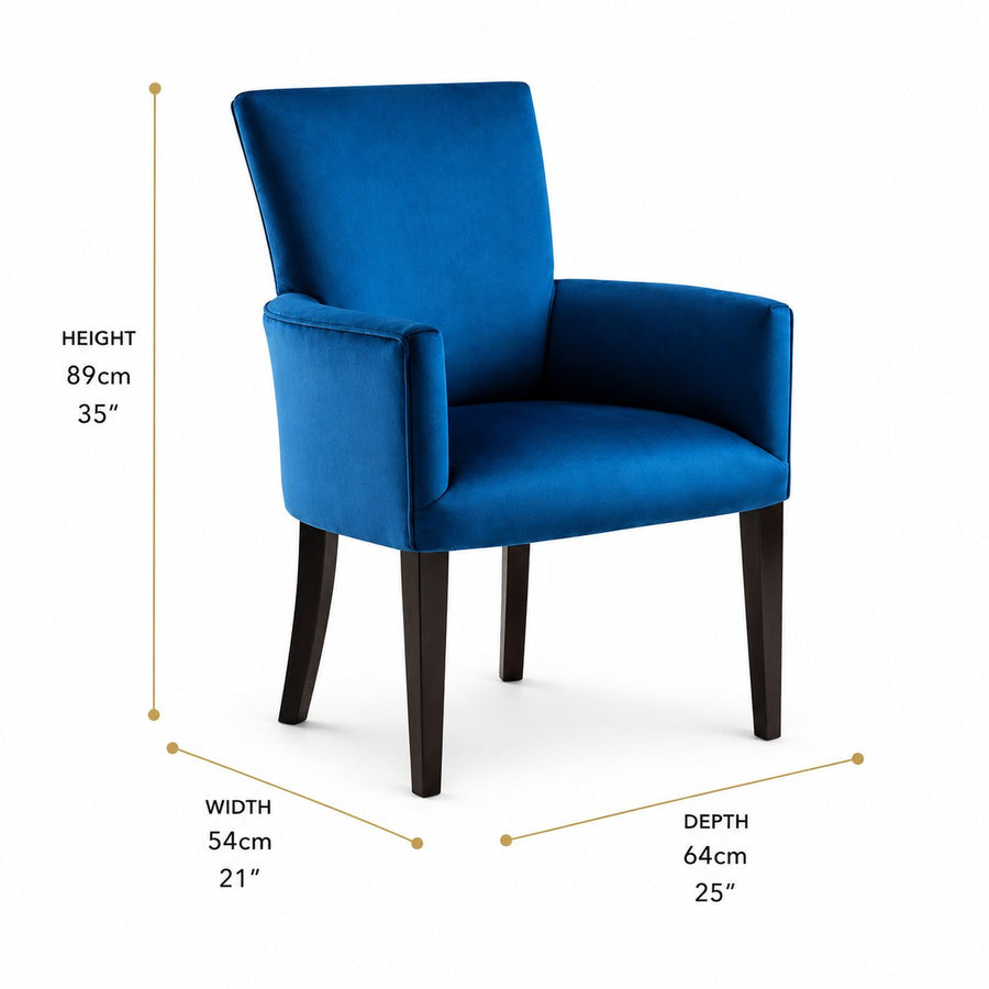 Christine Carver Dining Chair dimensions