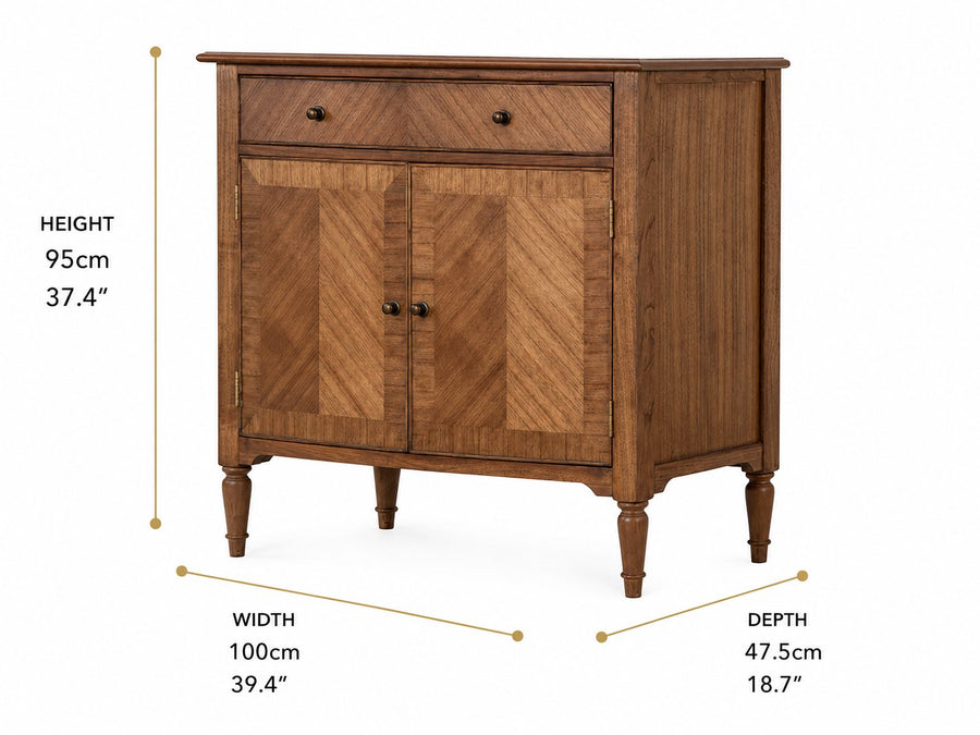 Highgrove 2 Door Sideboard dimensions