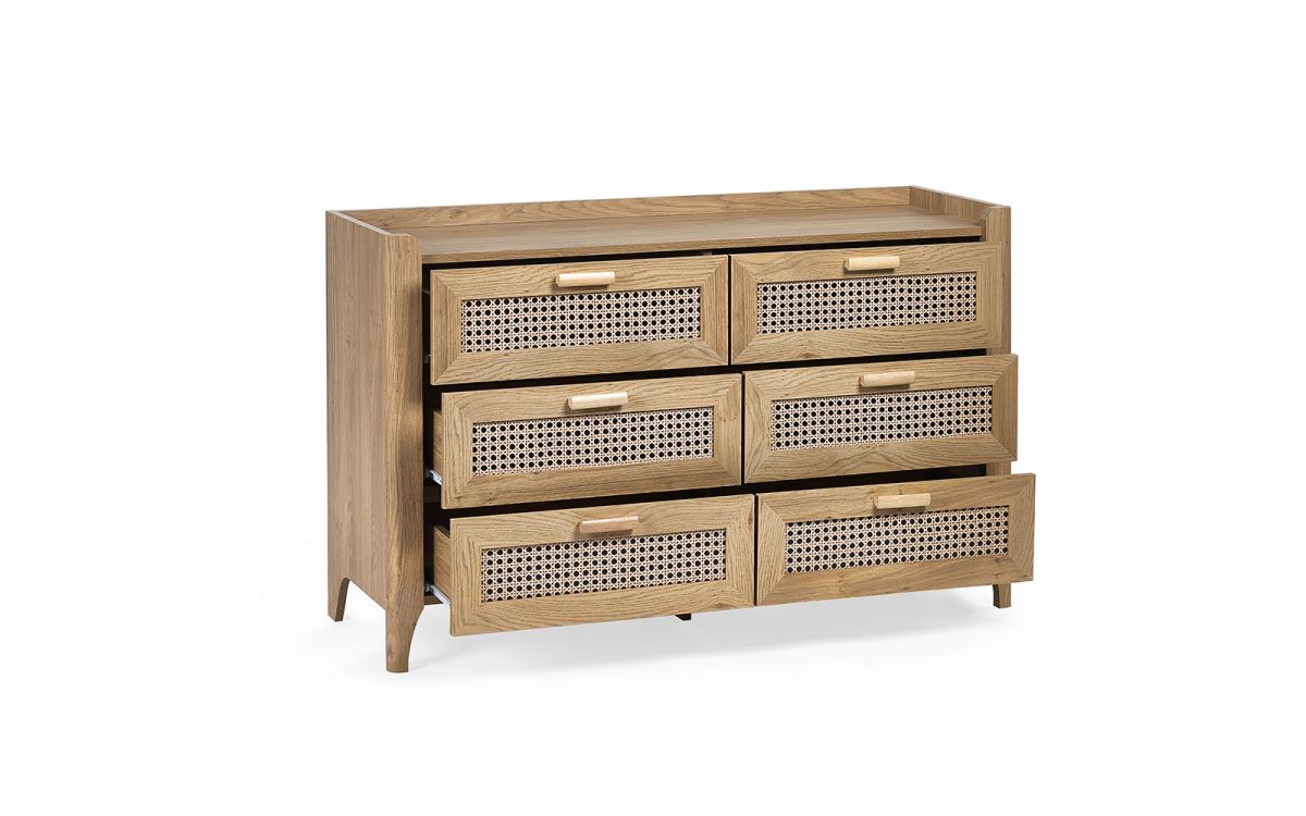 Sydney 6 Drawer Wide Chest